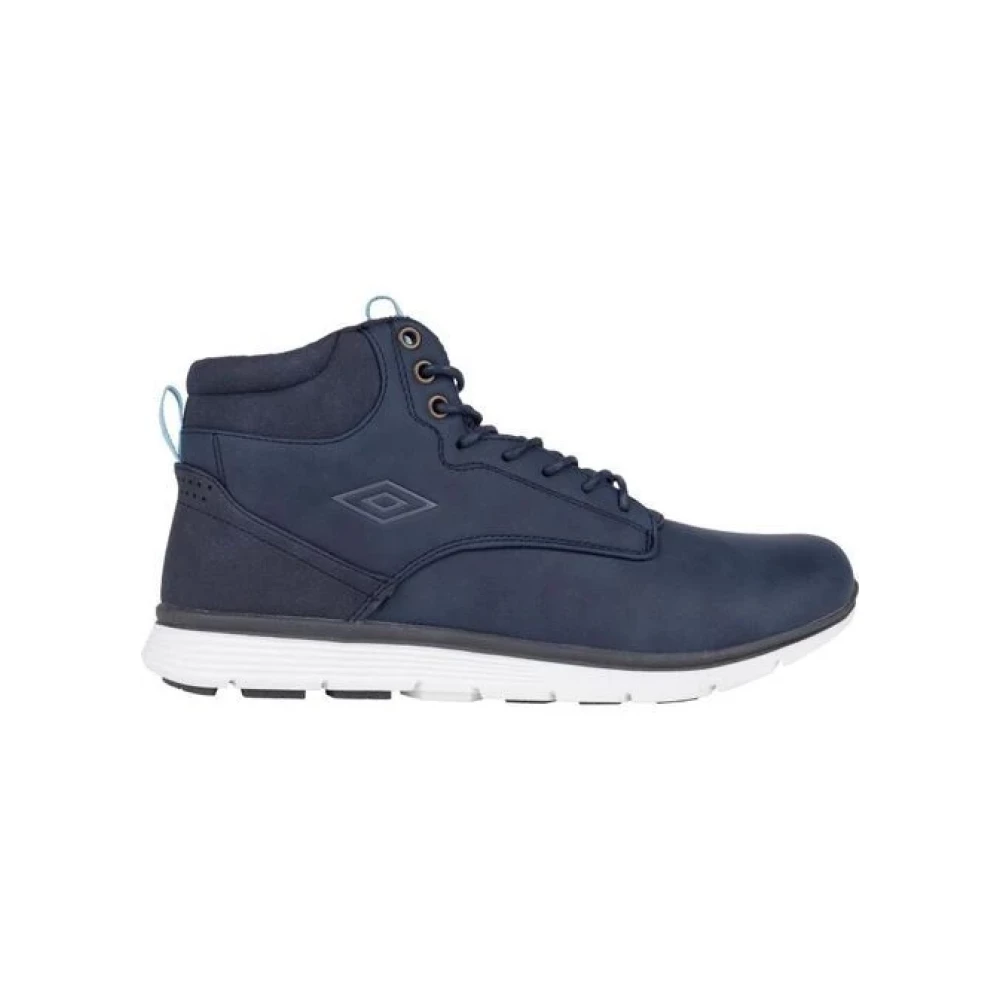 Ботинки подростковые на флисе для мальчика Umbro синие