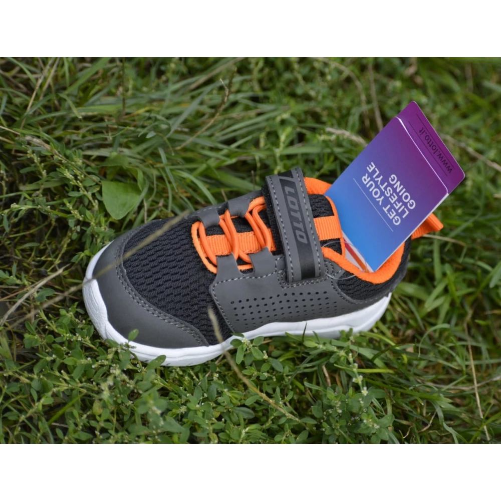 Оригінальні дитячі кросівки Lotto з помаранчевим наповненням і білою підошвою повсякденні, 21 - 13 см